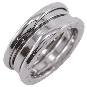 BVLGARI B-zero1 Ring Be zero one 2 bands K18 white gold #5.6(US Size)